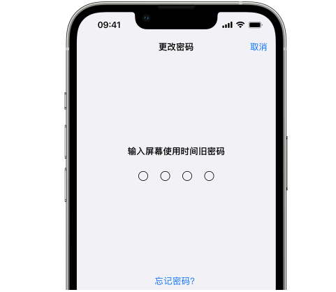 鹿邑iPhone屏幕维修分享iPhone屏幕使用时间密码忘记了怎么办 