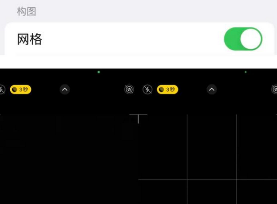 鹿邑苹果手机维修网点分享iPhone如何开启九宫格构图功能