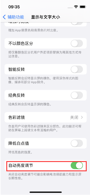 鹿邑苹果15维修店分享iPhone 15 Pro系列屏幕亮度 