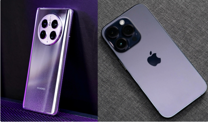 鹿邑苹果14维修分享华为Mate50与iPhone14哪个好？ 
