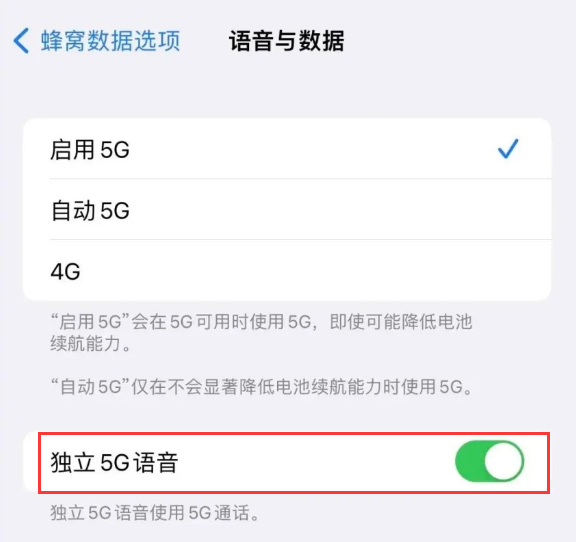 鹿邑苹果14维修分享iPhone 14 Pro如何开启VoNR 