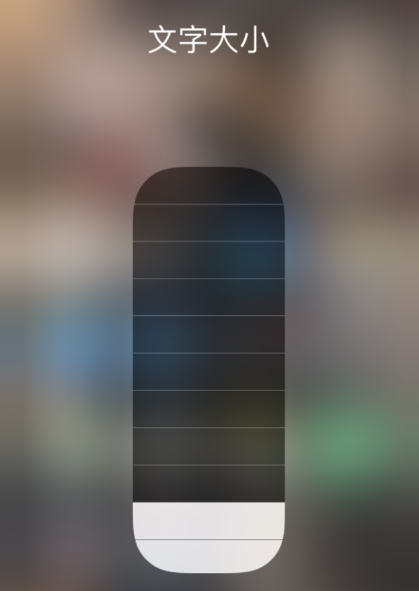 鹿邑苹果手机维修分享小技巧：在 iPhone 控制中心快速调节字体大小 
