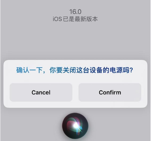 鹿邑苹果手机维修分享iOS 16 Beta5为什么要取消Siri语音关机功能 